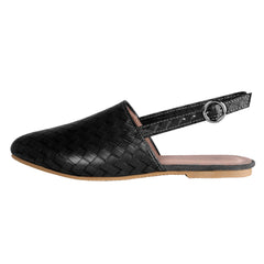 Closed Toe Black Flat Barefoot Sandals for Women