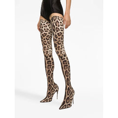 5 Zoll lange Lycra-Stiefel mit spitzer Zehenpartie und Stilettoabsatz