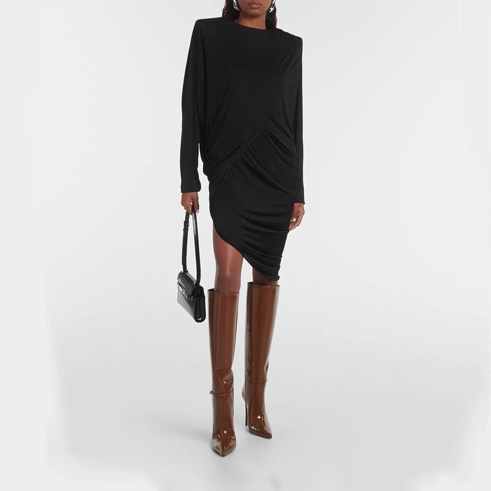 5 Zoll Overknee-Stiefel mit spitzer Zehenpartie und Stilettoabsatz